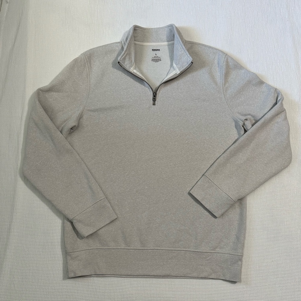 Sonoma - Men’s Quarter Zip Pullover Sweater